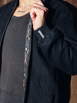 Oskar Reversible Bomber Jacket metropolis/black from Yahmo