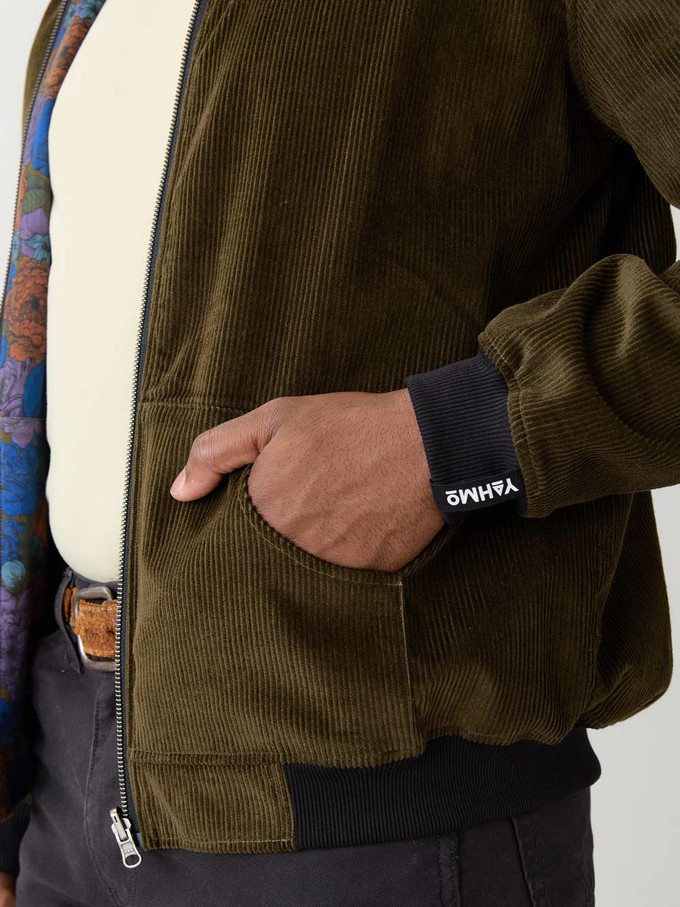 Oskar Reversible Bomber Jacket bloom/olive from Yahmo