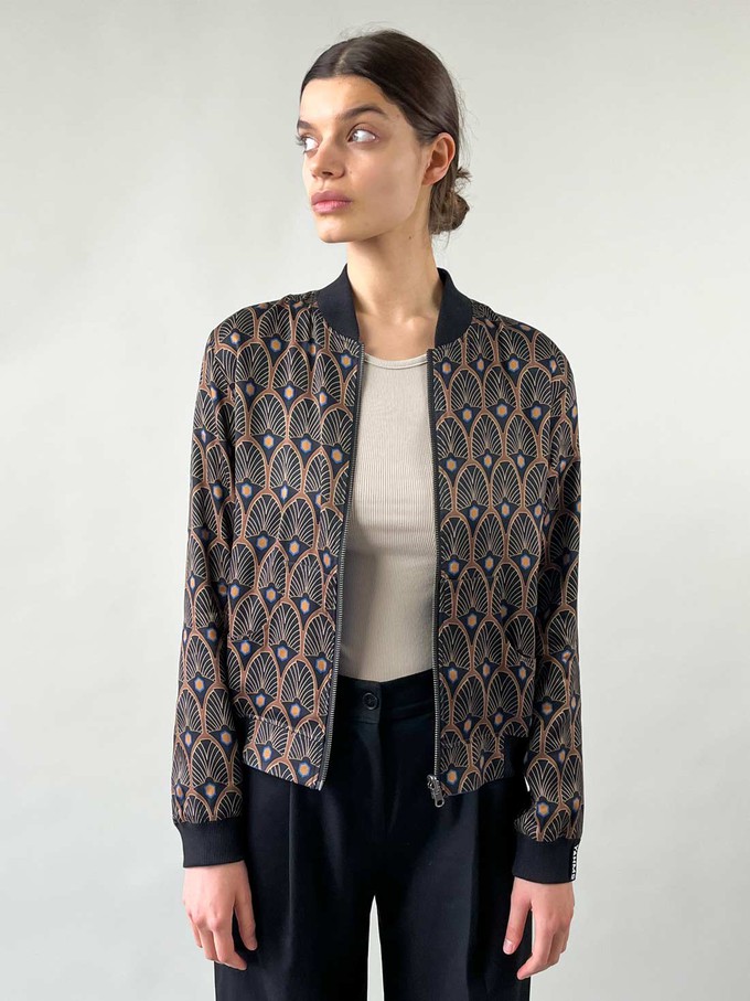 Ruth Reversible Bomber Jacket metropolis/blue from Yahmo