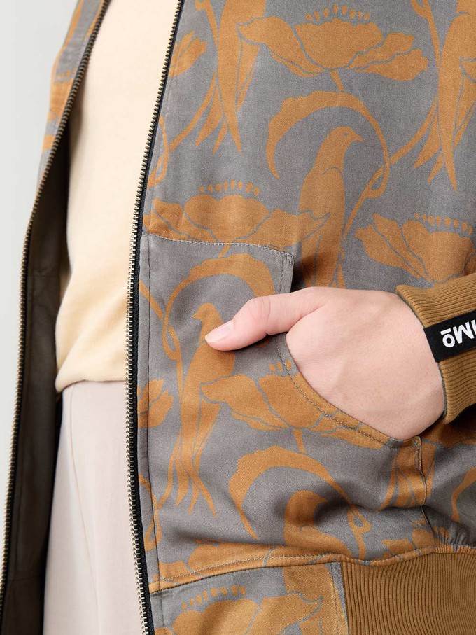 Ruth Reversible Bomber Jacket nouveau/pine from Yahmo