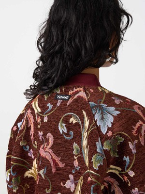 Jette Reversible Bomber Jacket rosie/wine from Yahmo