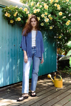 Gerda Kimono Zen Indigo from Yahmo