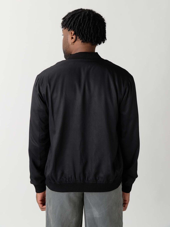Laslo Reversible Bomber Jacket emerald/black from Yahmo