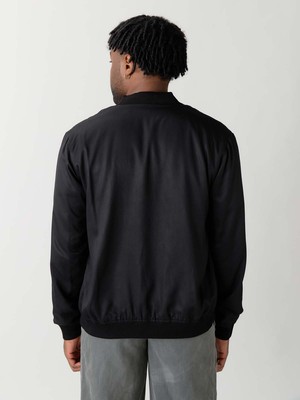 Laslo Reversible Bomber Jacket emerald/black from Yahmo