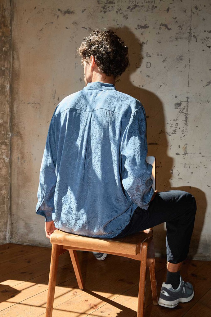 Hans Shirt zen indigo from Yahmo