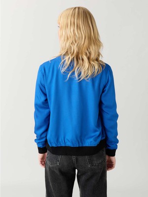 Ruth Reversible Bomber Jacket metropolis/blue from Yahmo