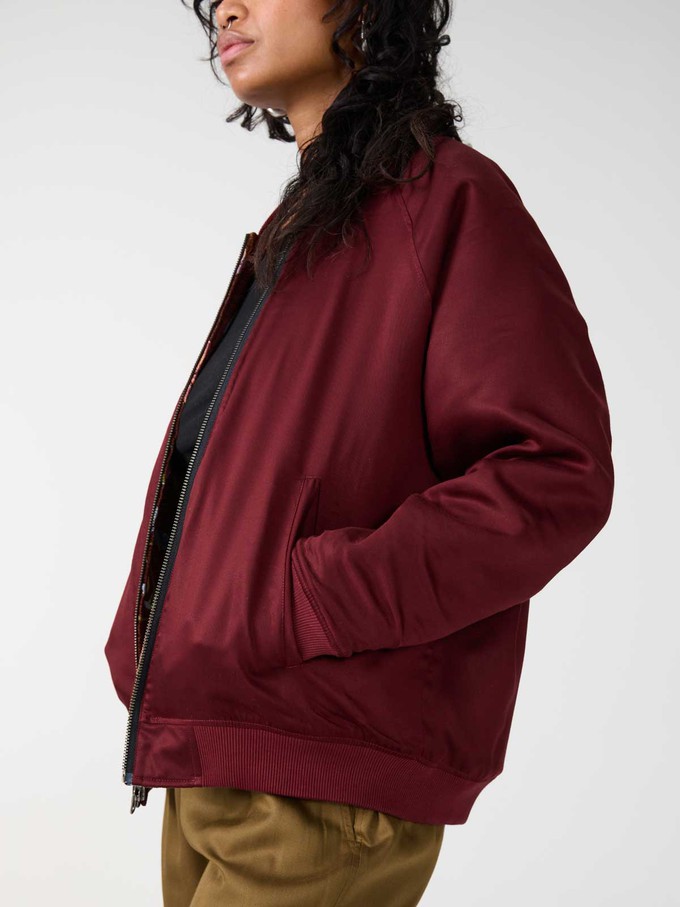 Jette Reversible Bomber Jacket rosie/wine from Yahmo