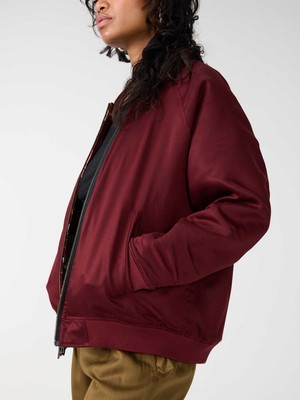 Jette Reversible Bomber Jacket rosie/wine from Yahmo