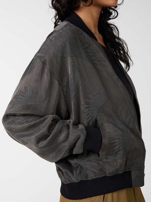 Lene Reversible Bomber Jacket Onyx/Black from Yahmo