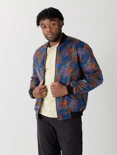 Oskar Reversible Bomber Jacket bloom/olive via Yahmo