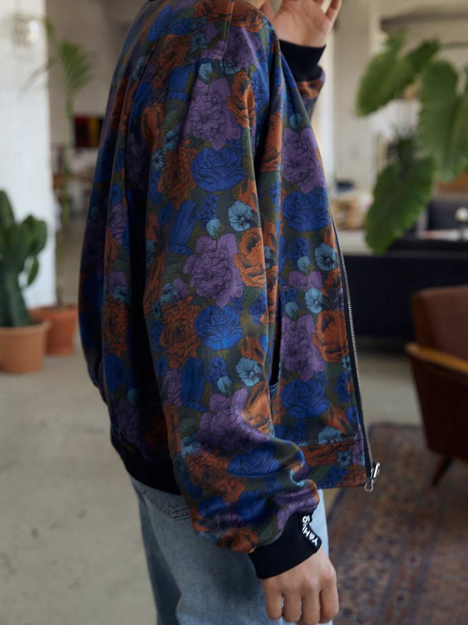 Elsa Reversible Bomber Jacket bloom/olive from Yahmo