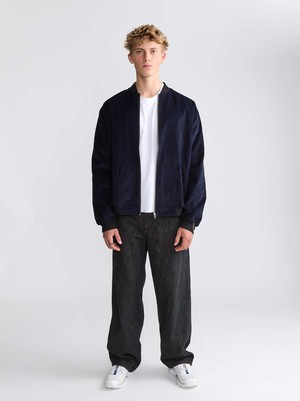 Oskar Reversible Bomber Paisley/Navy from Yahmo