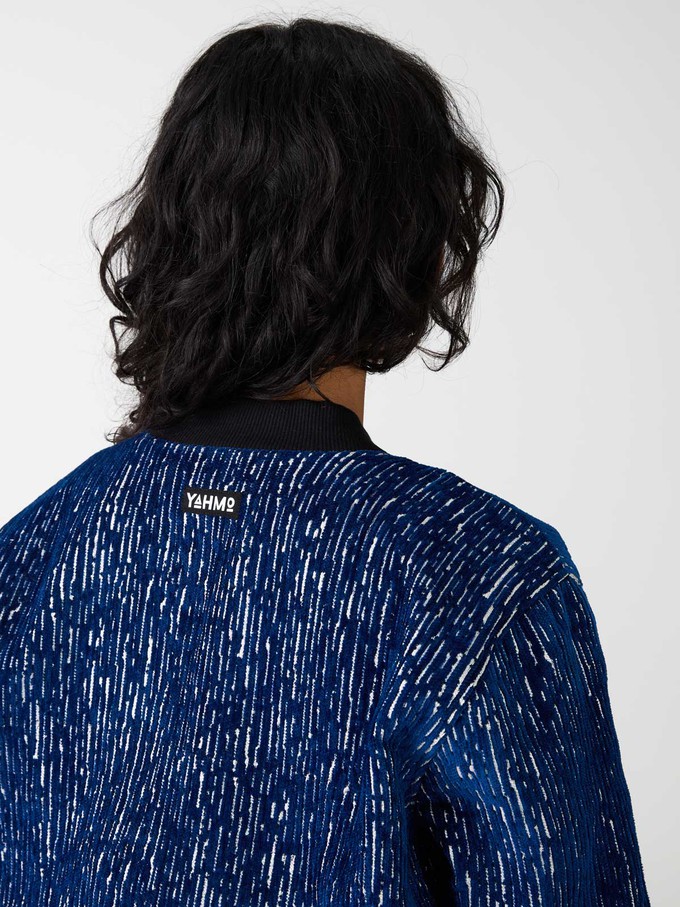 Berta Reversible Bomber Jacket ink/black from Yahmo