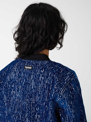 Berta Reversible Bomber Jacket ink/black from Yahmo