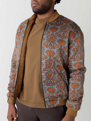 Oskar Reversible Bomber Jacket masala/caramel from Yahmo