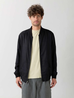Laslo Reversible Bomber Jacket emerald/black from Yahmo