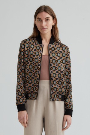 Ruth Reversible Bomber Jacket kaleidoscope/black from Yahmo