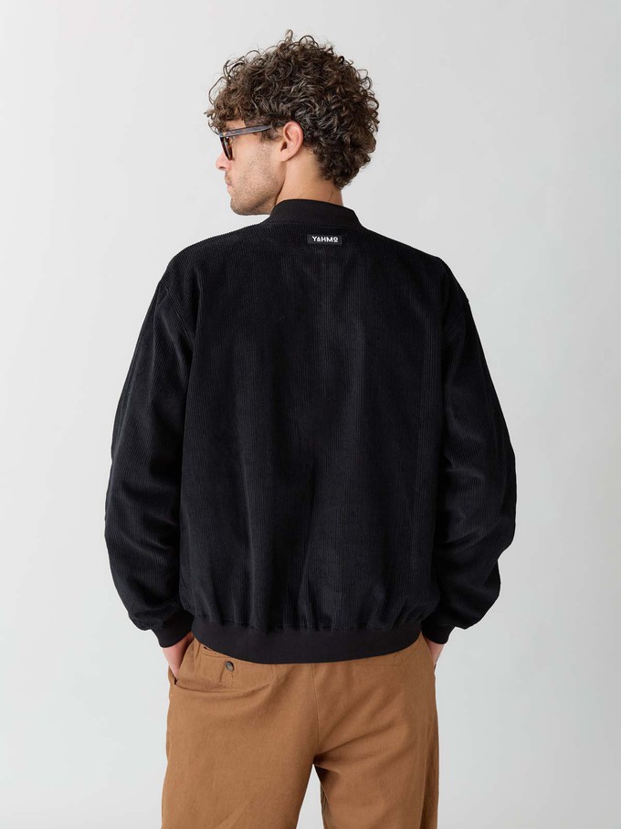 Oskar Reversible Bomber Jacket metropolis/black from Yahmo