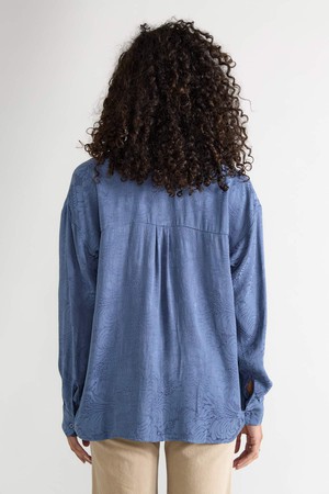 Mona Shirt zen indigo from Yahmo