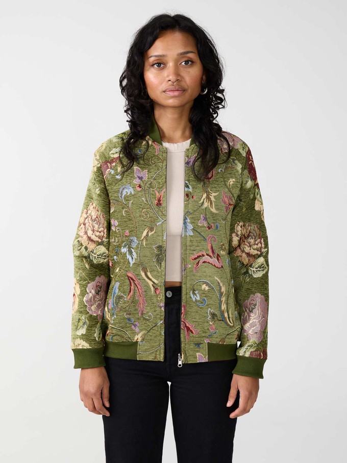 Jette Reversible Bomber Jacket garden/wine from Yahmo