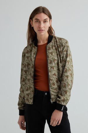 Ruth Reversible Bomber Jacket chestnut/black from Yahmo