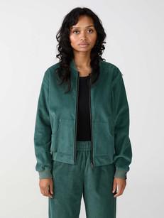 Elsa Reversible Bomber Jacket atlas/teal via Yahmo