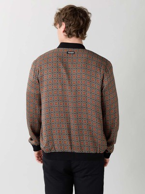 Laslo Reversible Bomber Jacket nostalgia/pine from Yahmo