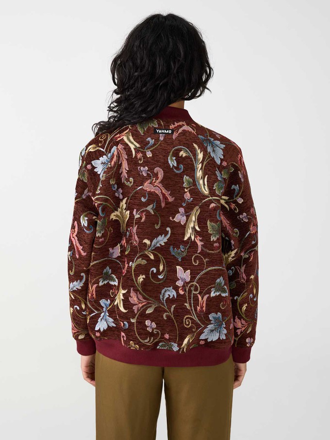 Jette Reversible Bomber Jacket rosie/wine from Yahmo