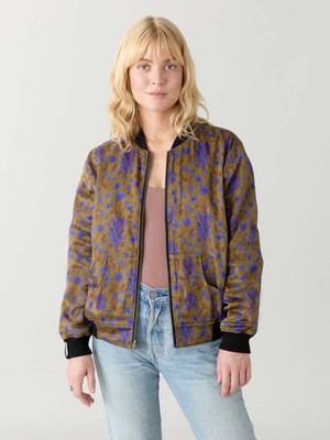 Elsa Reversible Bomber Jacket dragonfly/black from Yahmo