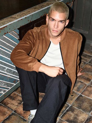 Oskar Reversible Bomber Jacket masala/caramel from Yahmo