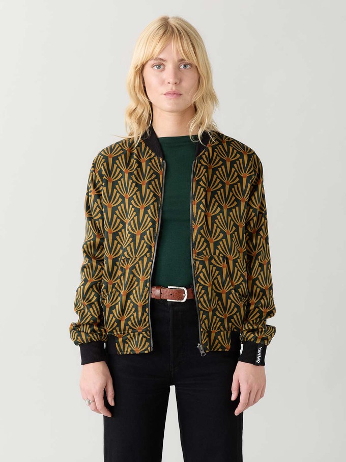 Ruth Reversible Bomber Jacket artdeco/black from Yahmo
