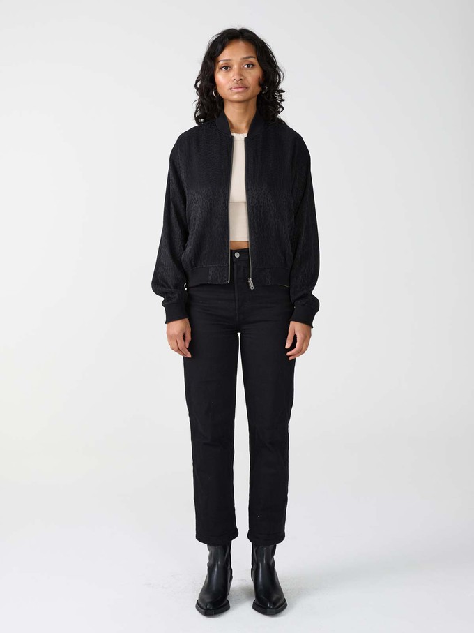 Lene Reversible Bomber Jacket leo/olive from Yahmo