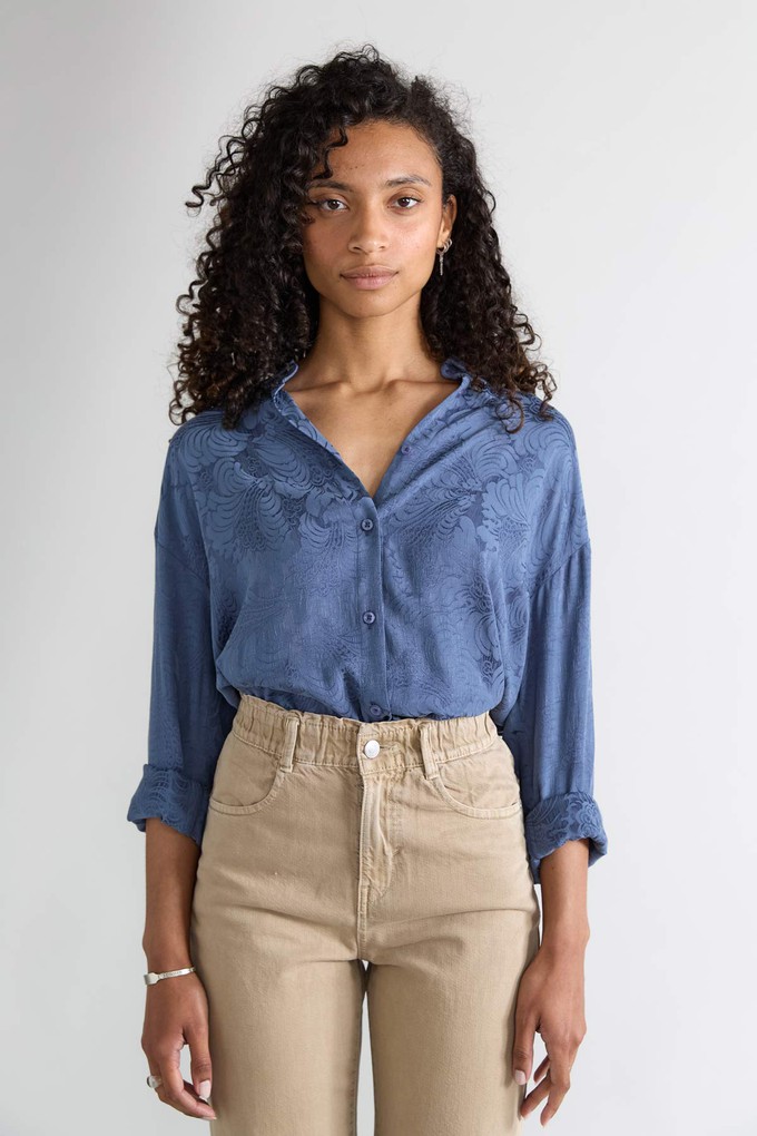 Mona Shirt zen indigo from Yahmo