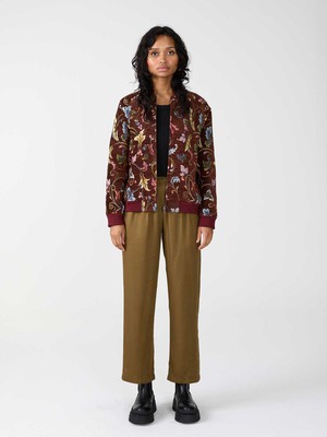 Jette Reversible Bomber Jacket rosie/wine from Yahmo
