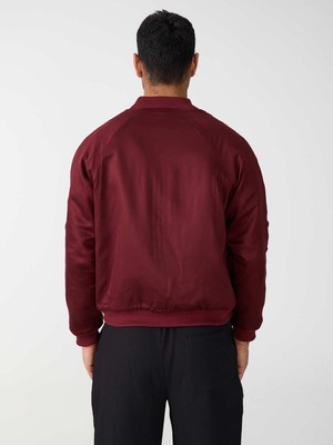 Bruno Reversible Bomber Jacket garden/wine from Yahmo