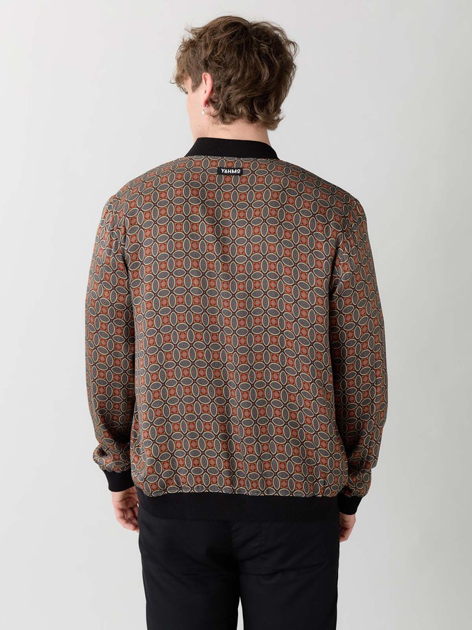 Laslo Reversible Bomber Jacket Nostalgia/Pine from Yahmo