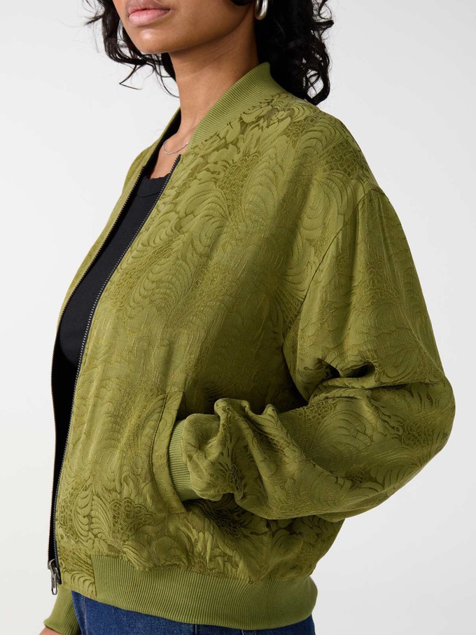 Lene Wendejacke moss/black from Yahmo
