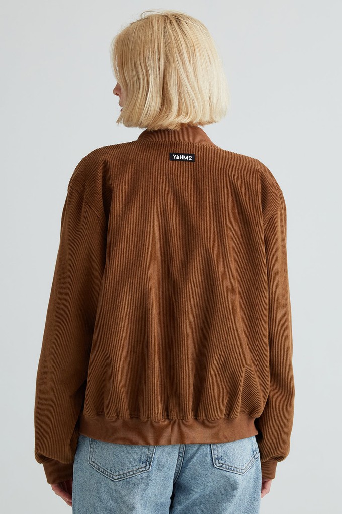 Elsa Reversible Bomber Jacket paisley/caramel from Yahmo