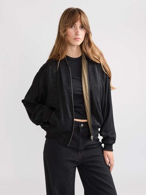 Lene Reversible Bomber Jacket Leo/Olive from Yahmo