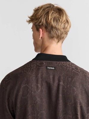 Laslo Reversible Bomber Jacket Cobra/Black from Yahmo