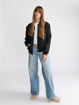 Berta Reversible Bomber Jacket Bouquet/Black from Yahmo