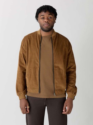Oskar Reversible Bomber Jacket masala/caramel from Yahmo