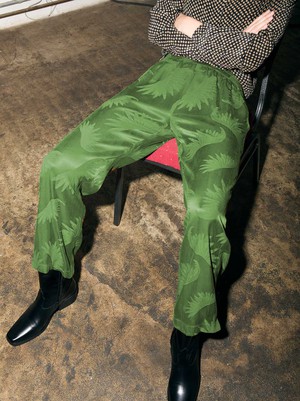 Hilde Pants matcha from Yahmo