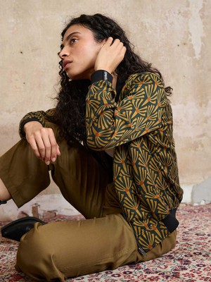 Ruth Reversible Bomber Jacket artdeco/black from Yahmo