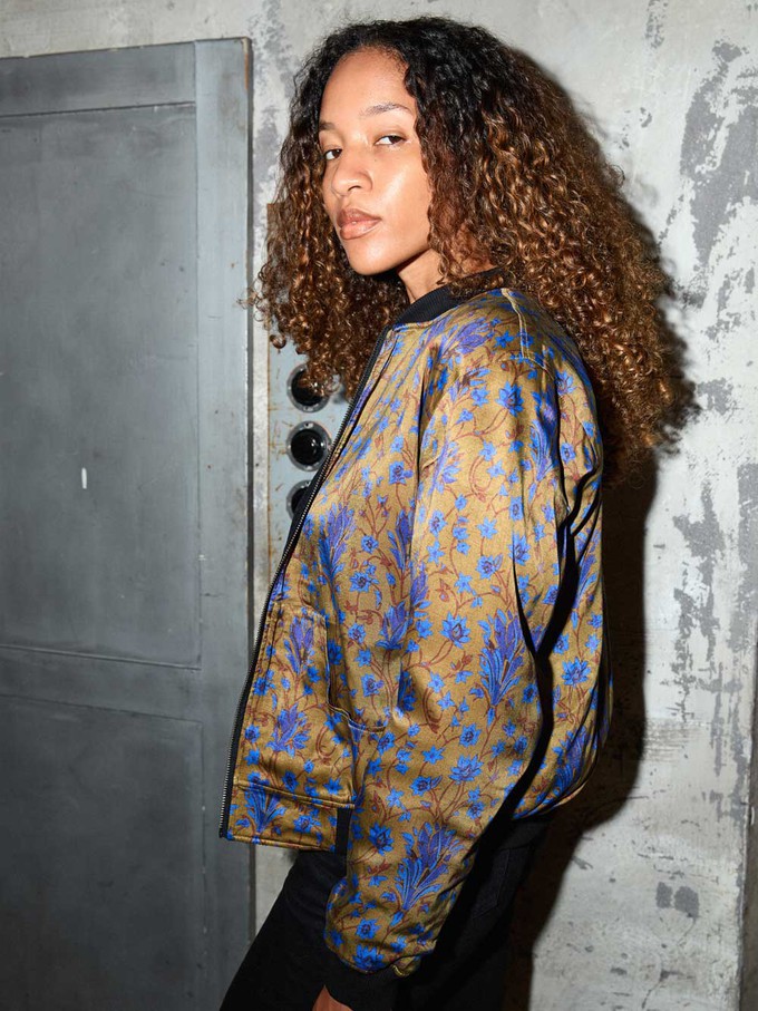 Elsa Reversible Bomber Jacket dragonfly/black from Yahmo
