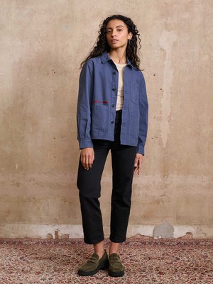 Otti Embroidered Workwear Jacket blue from Yahmo