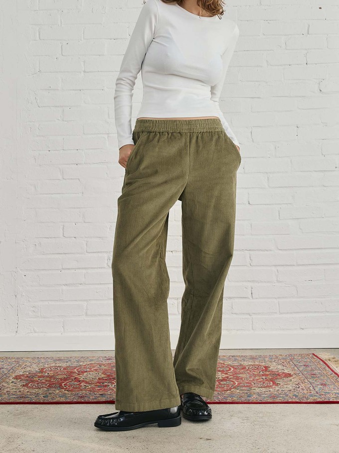 Marta Pants Olive from Yahmo
