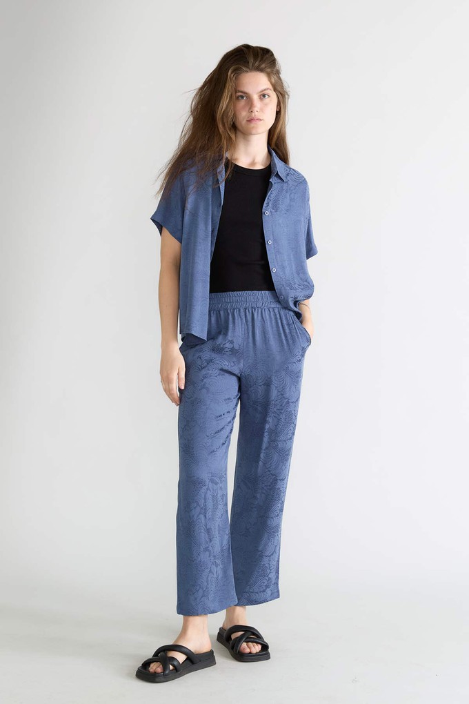 Lotte Shirt Zen Indigo from Yahmo