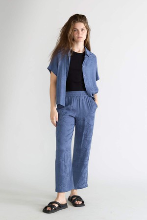 Lotte Shirt Zen Indigo from Yahmo