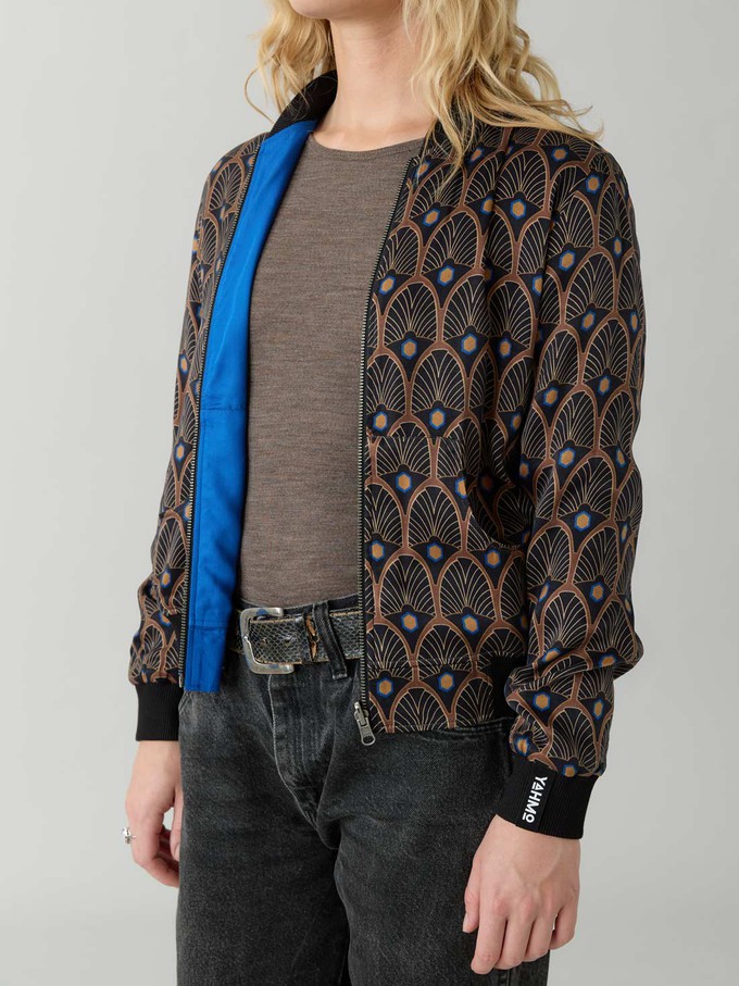 Ruth Reversible Bomber Jacket metropolis/blue from Yahmo